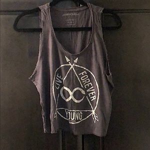 Jawbreaking crop top, muscle tank, graphic tank